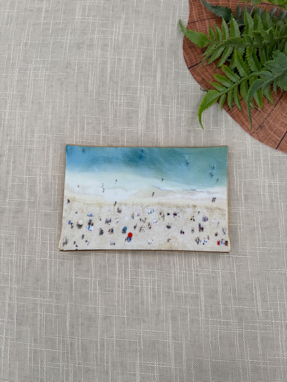 Gray Malin Hawaii Porcelain Tray Coastal Beach Theme